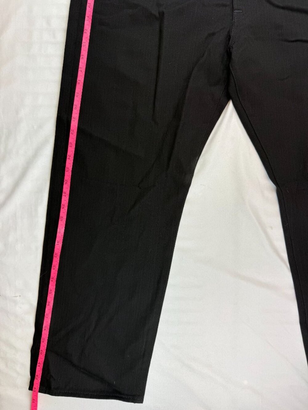 NWT Levis 501xx Original Black Denim Jeans Mens 42x30 Straight Button Fly Stretc - Picture 11 of 13